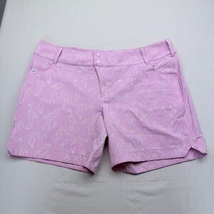 Women’s Wild Rye Freda Pink Flamingo Print Riding Shorts